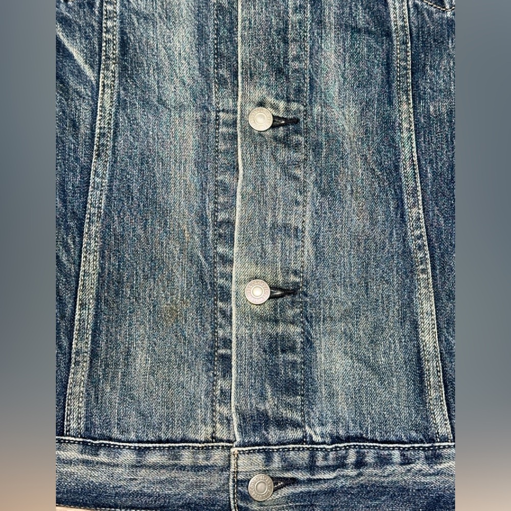 Levi’s Type III Denim Trucker Jacket XL Distressed Wash GUC - Picture 7 of 12